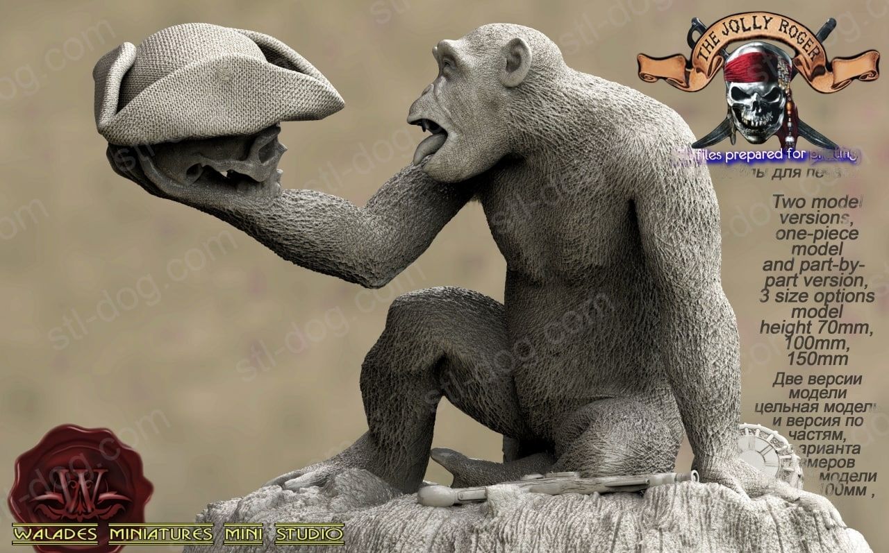 哥特式海盗(Jolly Roger) 3D打印图纸